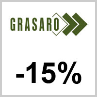 скидка -15% на бренд GRASARO для загородных домов
