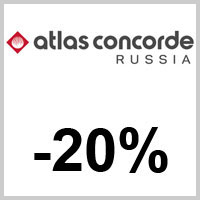 скидка -20% на бренд Atlas Concorde для загородных домов