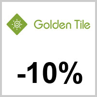скидка -10% на бренд Golden Tile для загородных домов