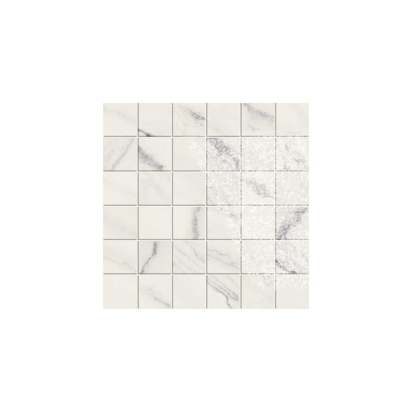 Мозаика Atlas Concorde F.d.M. Panda White Mosaic Lap 30x30 белый лаппатированный купите по цене 17613 руб/м²