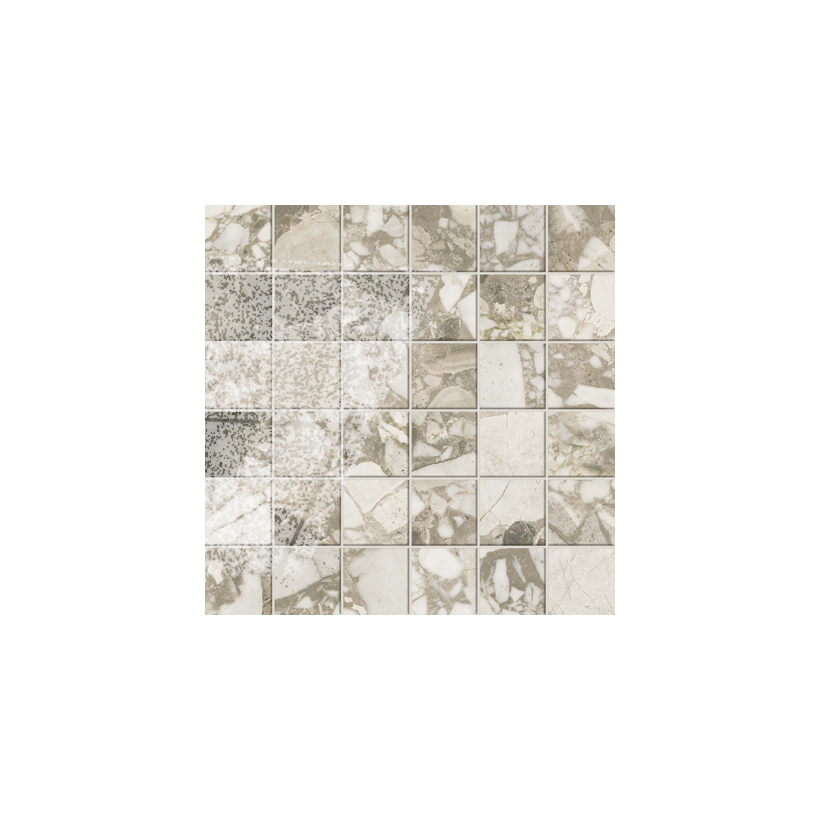Мозаика Atlas Concorde F.d.M. Ceppo Ap. Cream Mosaic 30x30 серый светлый матовый купите по цене 12444 руб/м²